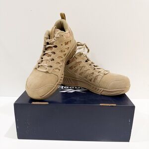 Reebok Work Floatride Energy Tactical Composite Toe Camo Tan Work Shoe 9W NEW